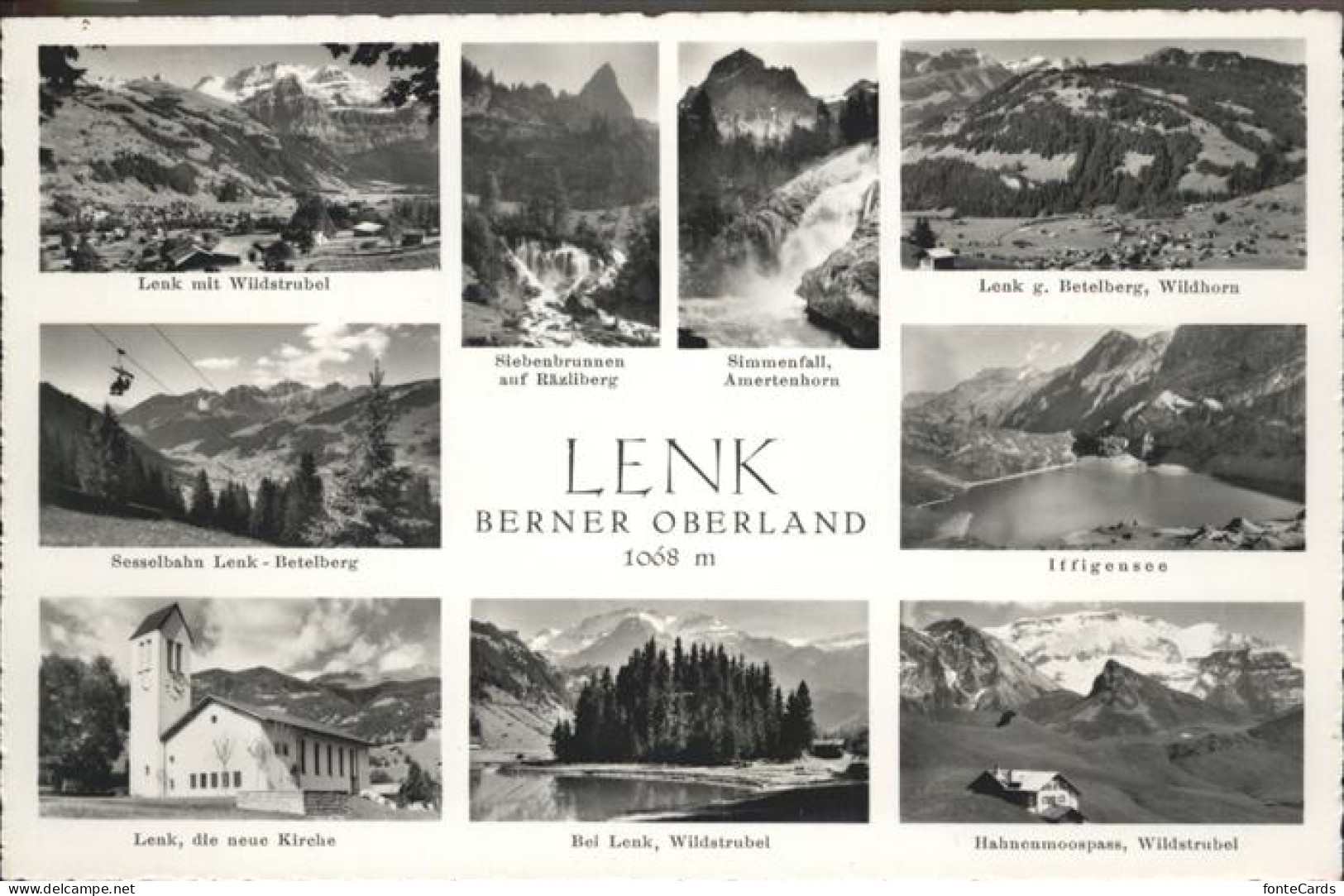 11282062 Lenk Simmental Simmenfall Neue Kirche Iffigensee Lenk Simmental - Andere & Zonder Classificatie