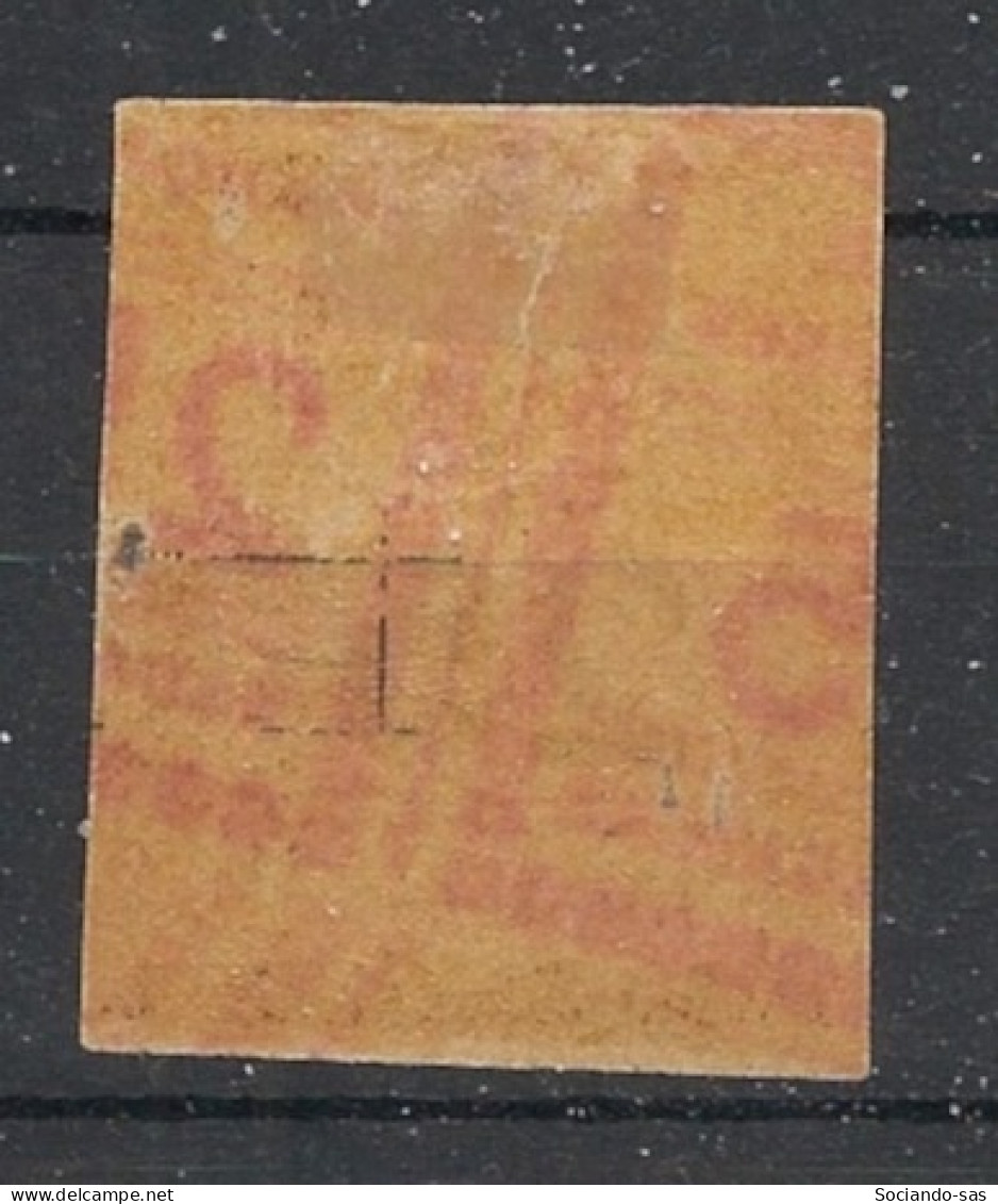 MADAGASCAR - 1891 - N°YT. 11 - 25c Brun Sur Chamois - VARIETE Recto-verso - Neuf* / MH VF - Unused Stamps