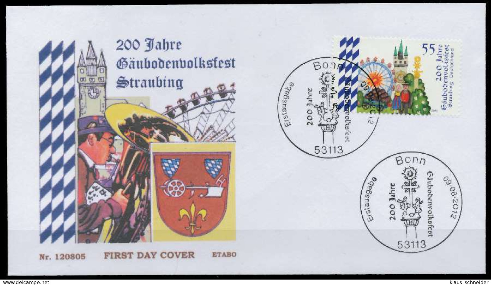 BRD BELEGE Nr 2950 BRIEF FDC X86F80A - Other & Unclassified