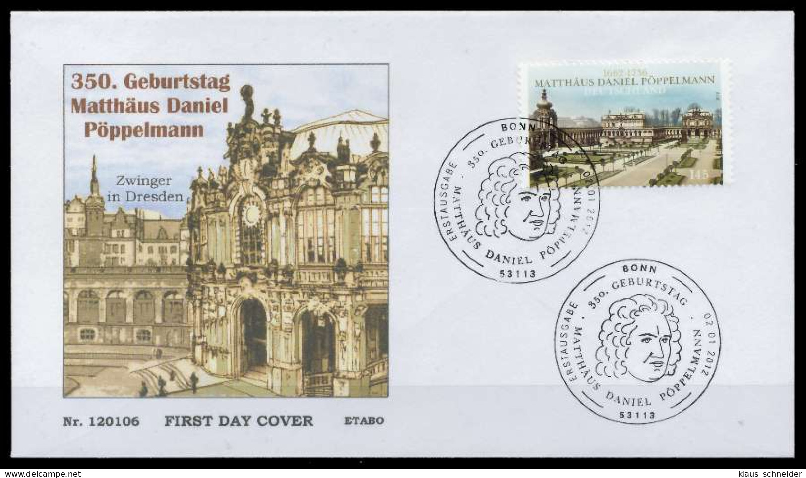 BRD BELEGE Nr 2905 BRIEF FDC X86F86E - Altri & Non Classificati