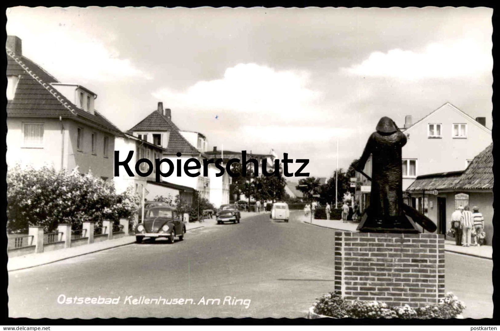 ÄLTERE POSTKARTE OSTSEEBAD KELLENHUSEN AM RING VOLKSWAGEN VW KÄFER Ansichtskarte AK Cpa Postcard - Kellenhusen