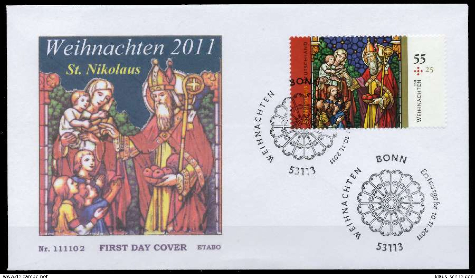 BRD BELEGE Nr 2896 BRIEF FDC X86F872 - Other & Unclassified