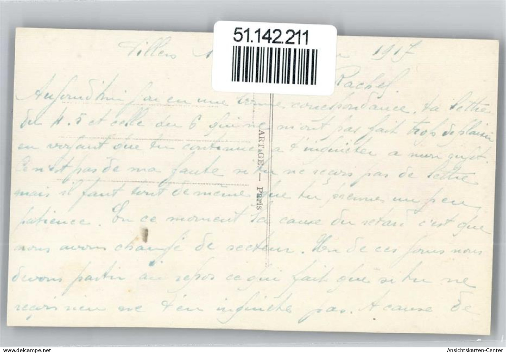 51142211 - Verlag Vise Paris Nr.2397 , Gedeckter Tisch , Liebe , Poesie - Oorlog 1914-18