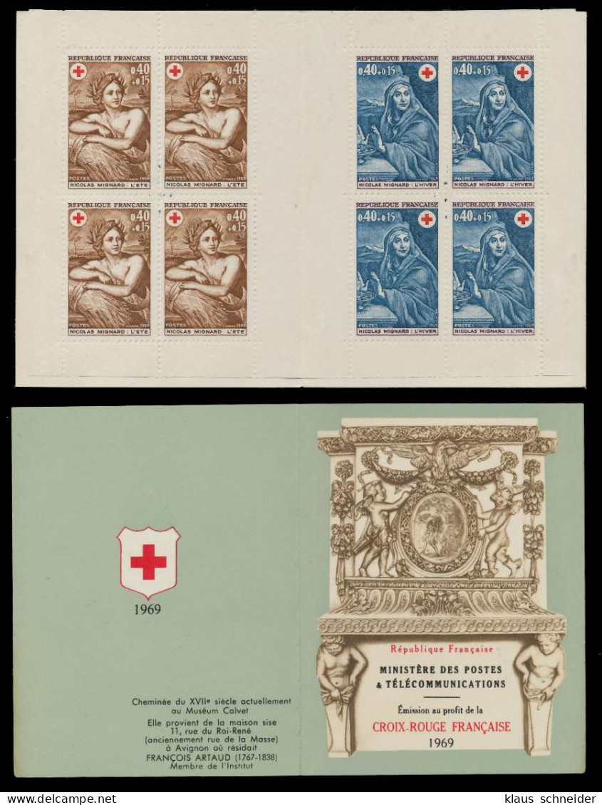 FRANKREICH MARKENHEFTCHEN Nr MH 1692-1693 Postfrisch Ungebraucht S019DB6 - Rotes Kreuz