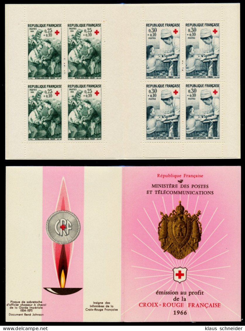 FRANKREICH MARKENHEFTCHEN Nr MH 1568-1569 Postfrisch S01A5CA - Rotes Kreuz