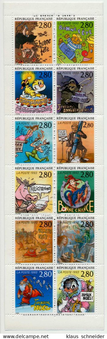 FRANKREICH MARKENHEFTCHEN Nr MH32C 2982C-2993 S01A842 - Autres & Non Classés