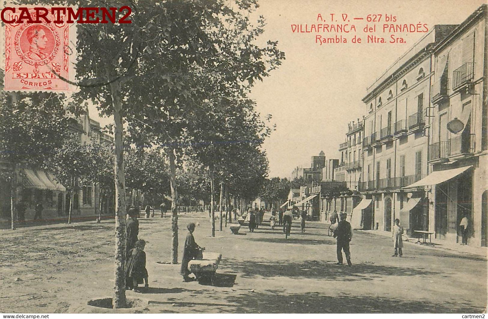 VILLAFRANCA DEL PANADES RAMBLA DE NTRA SRA. ESPANA CATALUNA VILAFRANCA DEL PANADES - Altri & Non Classificati