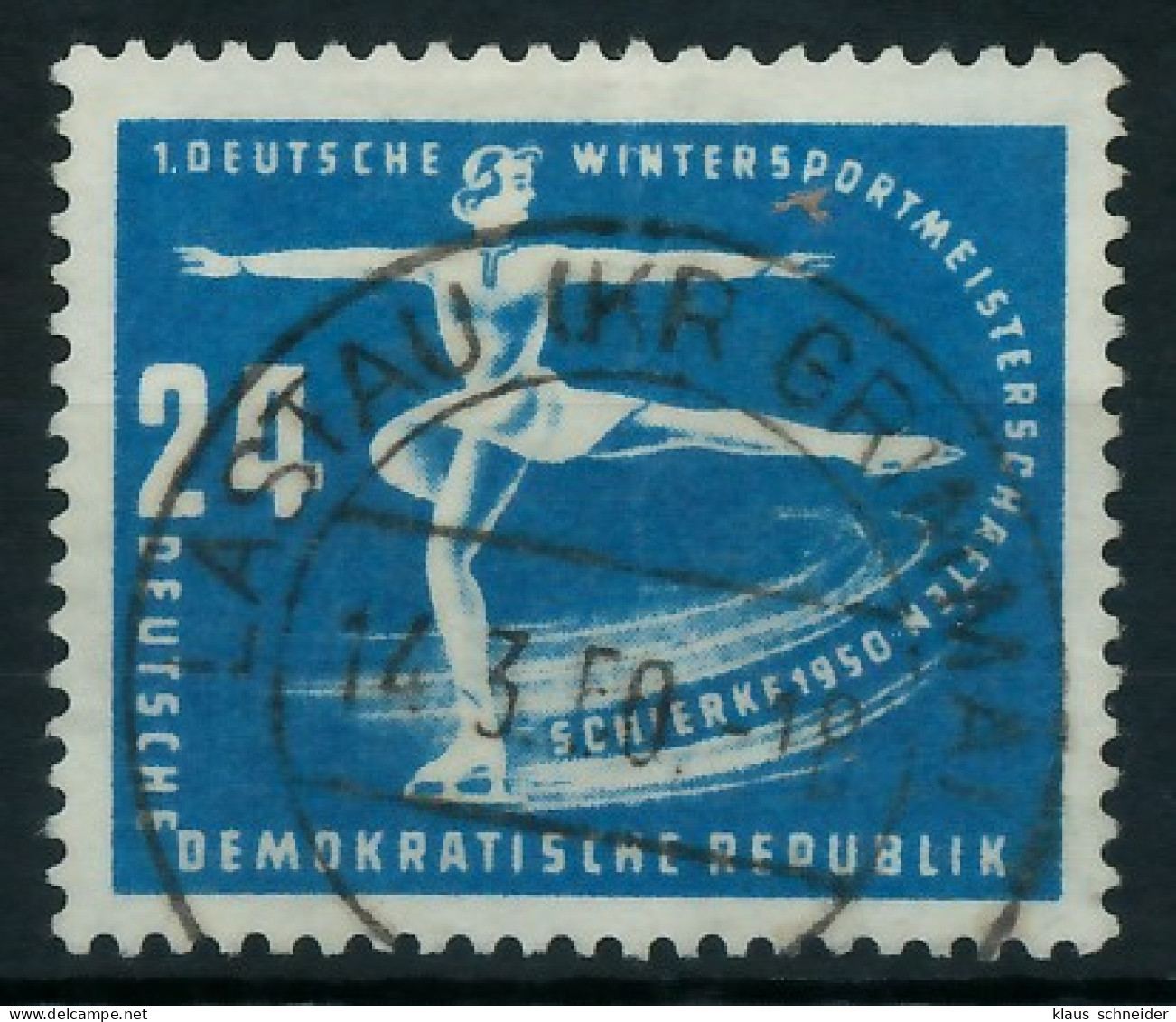 DDR 1950 Nr 247 Zentrisch Gestempelt X8717AE - Used Stamps
