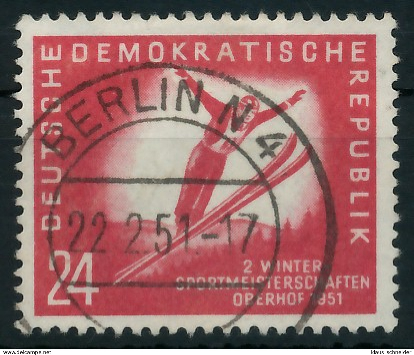 DDR 1951 Nr 281 Zentrisch Gestempelt X8717BE - Oblitérés