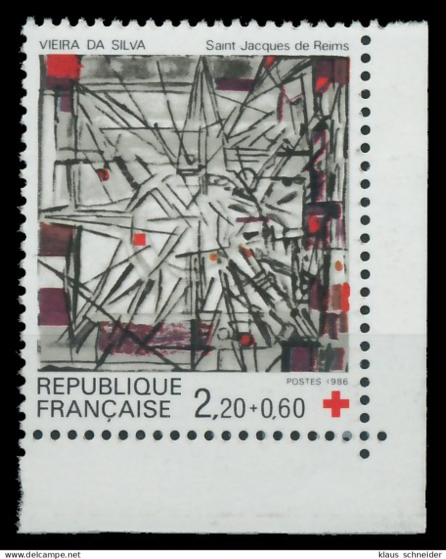 FRANKREICH 1986 Nr 2582C Postfrisch ECKE-URE X87184E - Unused Stamps