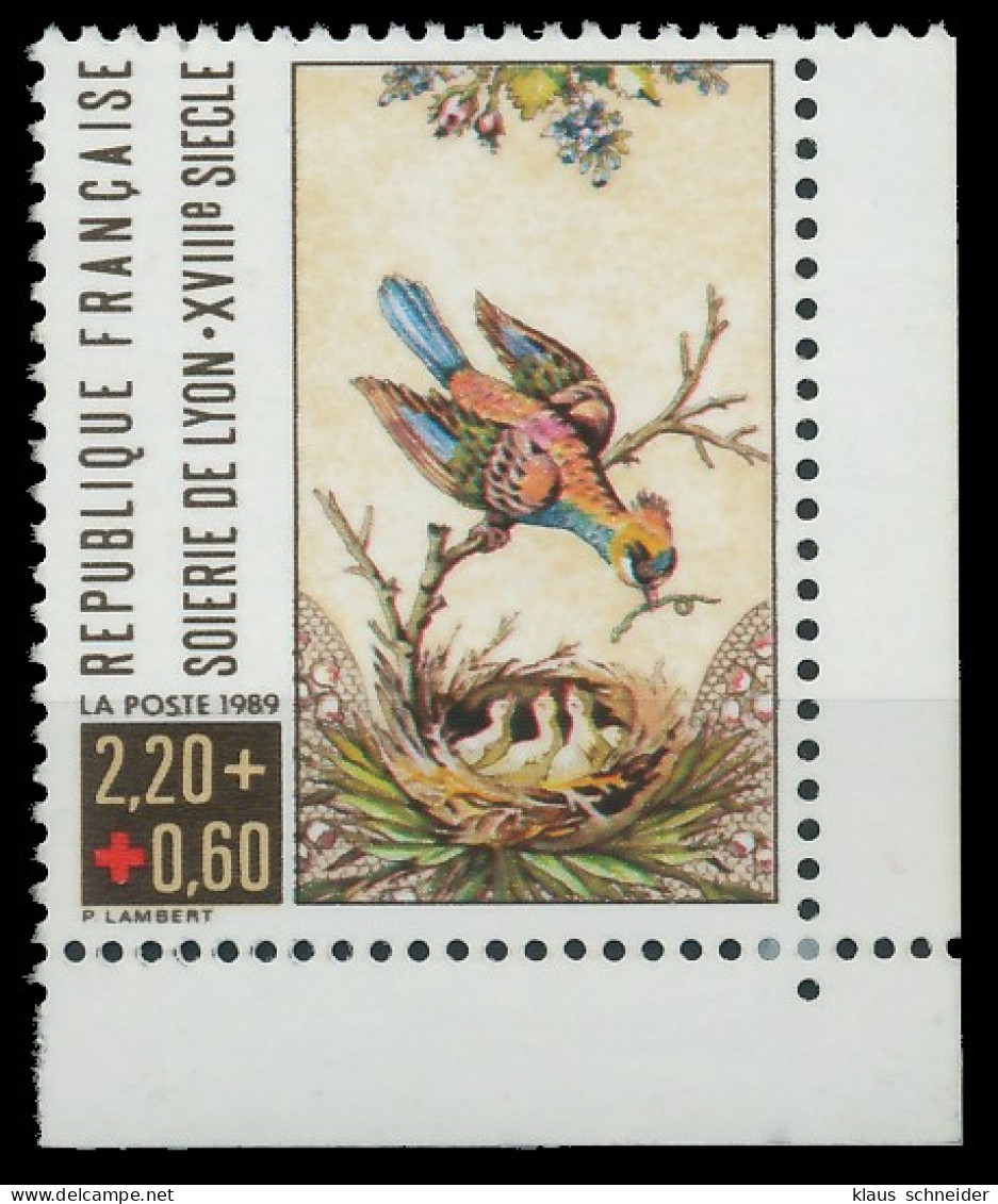 FRANKREICH 1989 Nr 2748C Postfrisch ECKE-URE X87188E - Ungebraucht