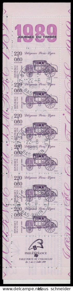 FRANKREICH MARKENHEFTCHEN Nr MH16 2709Cb Gestempelt MH S01AB66 - Tag Der Briefmarke