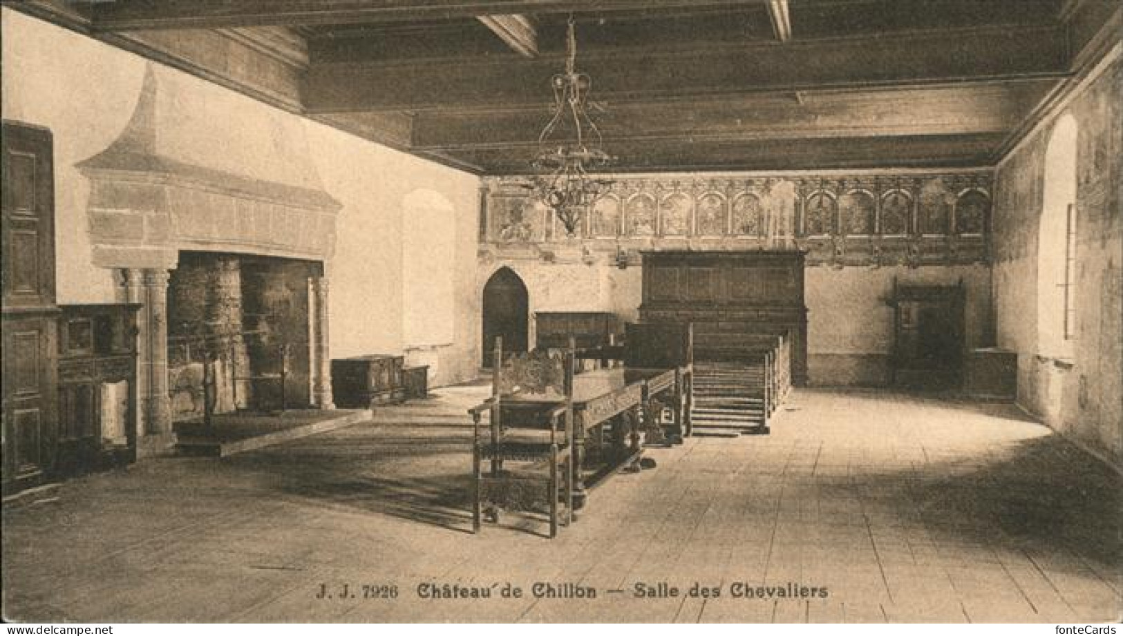 11269125 Chillon Chateau De Chillon Salle Chevaliers Montreux - Autres & Non Classés