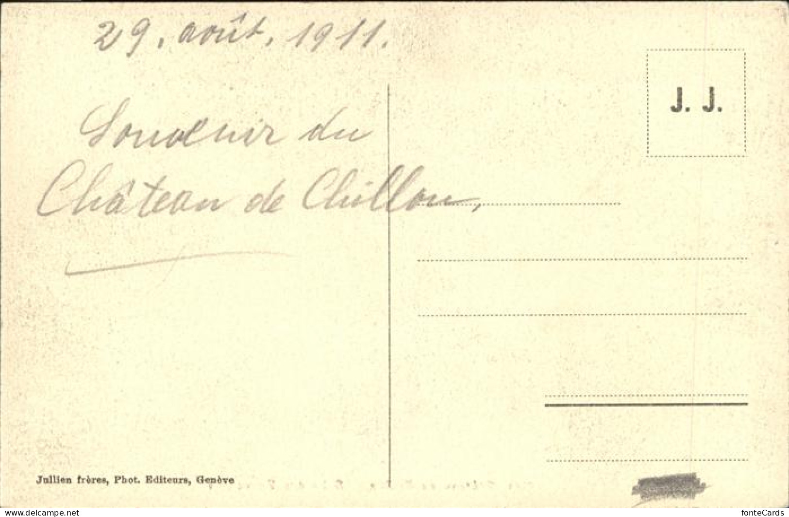 11269125 Chillon Chateau De Chillon Salle Chevaliers Montreux - Autres & Non Classés