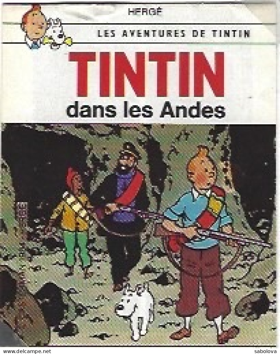 Tintin Dans Les Andes Mini Album Scotch 1984 - Andere & Zonder Classificatie