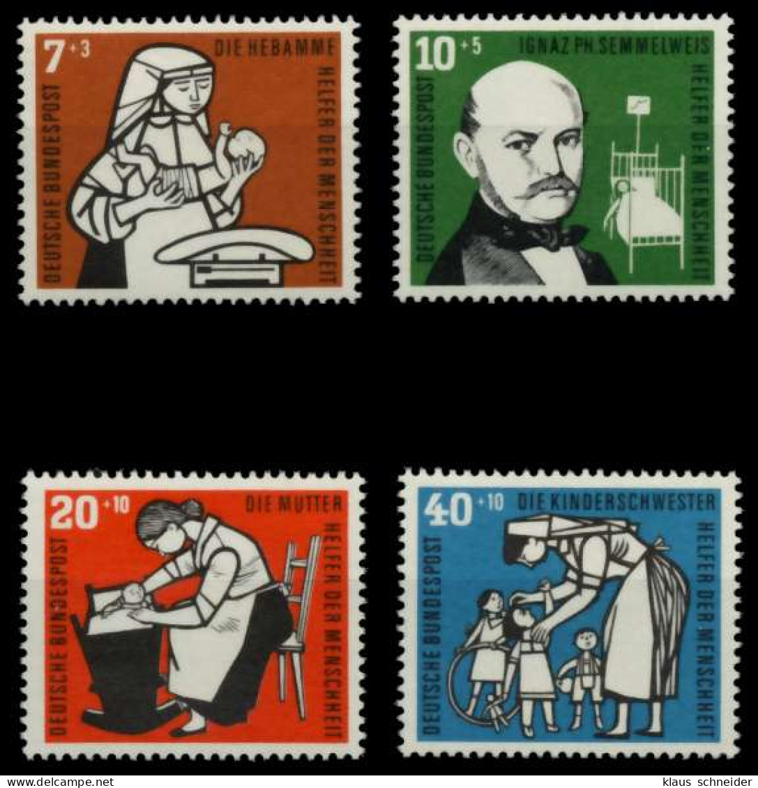 BRD 1956 Nr 243-246 Postfrisch S7F7F36 - Unused Stamps
