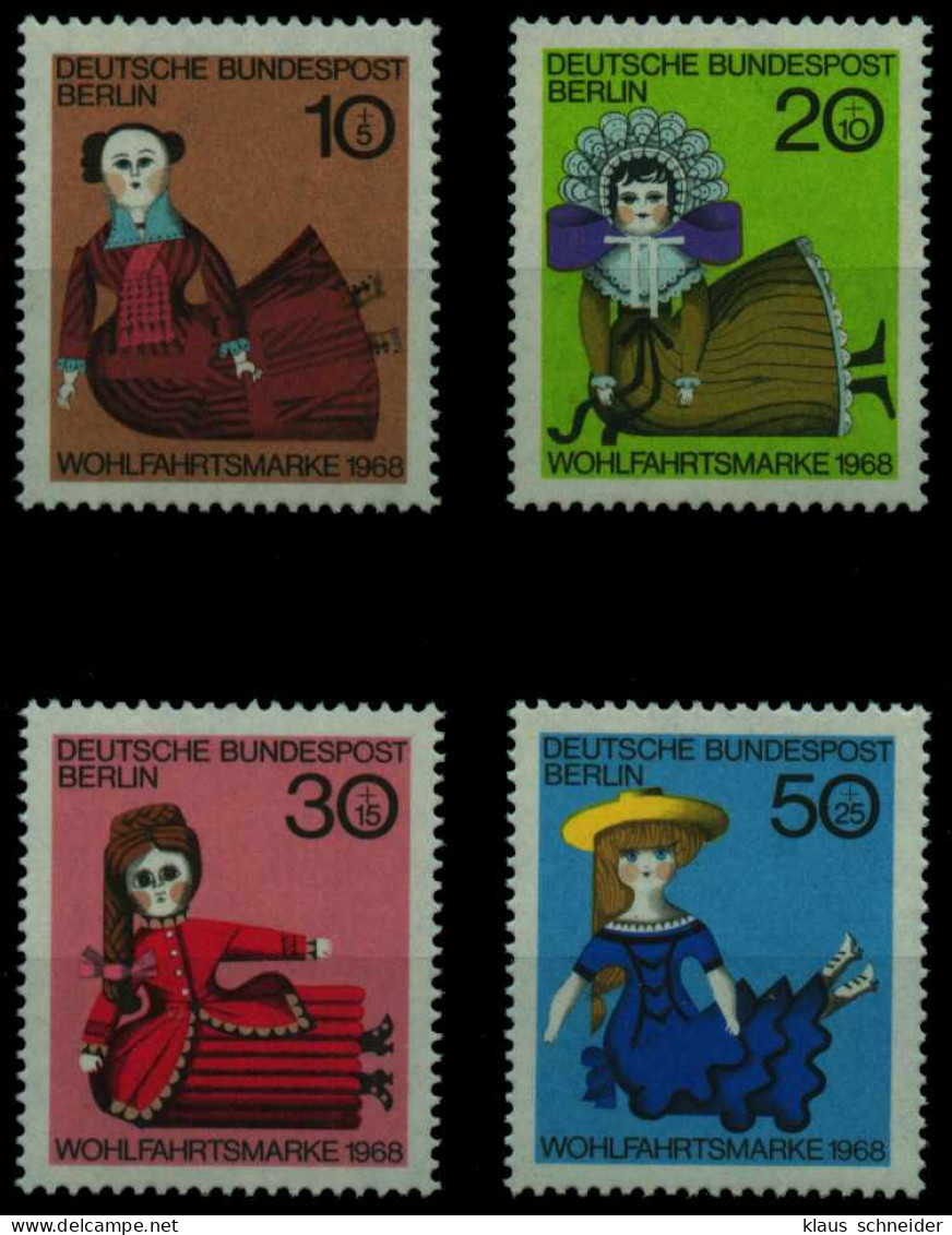 BERLIN 1968 Nr 322-325 Postfrisch S8012FE - Unused Stamps