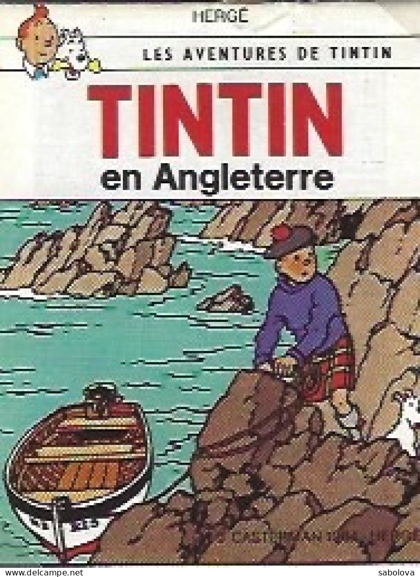 Tintin En Angleterre Mini Album Scotch 1984 - Autres & Non Classés