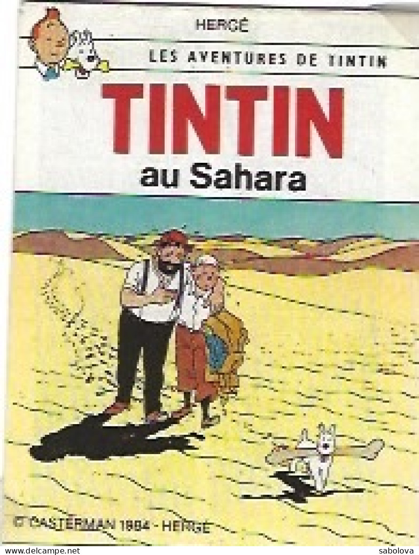 Tintin Au Sahara Mini Album Scotch 1984 - Andere & Zonder Classificatie