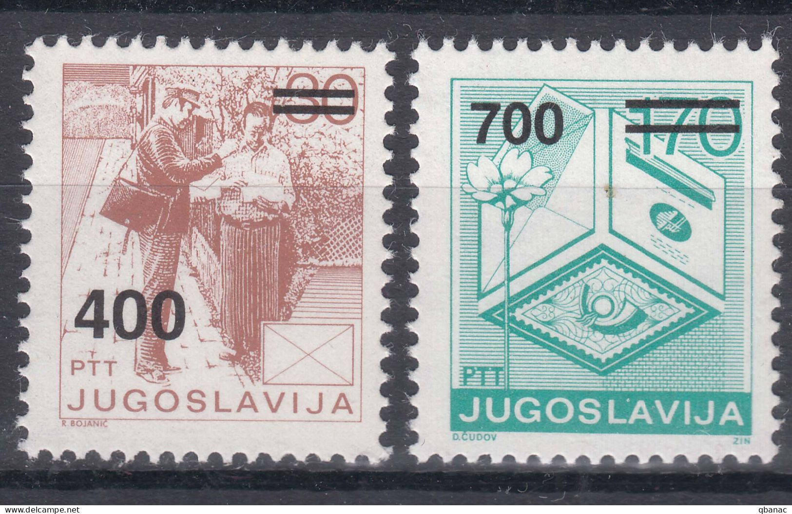Yugoslavia Republic 1989 Mi#2363-2364 Mint Never Hinged - Neufs