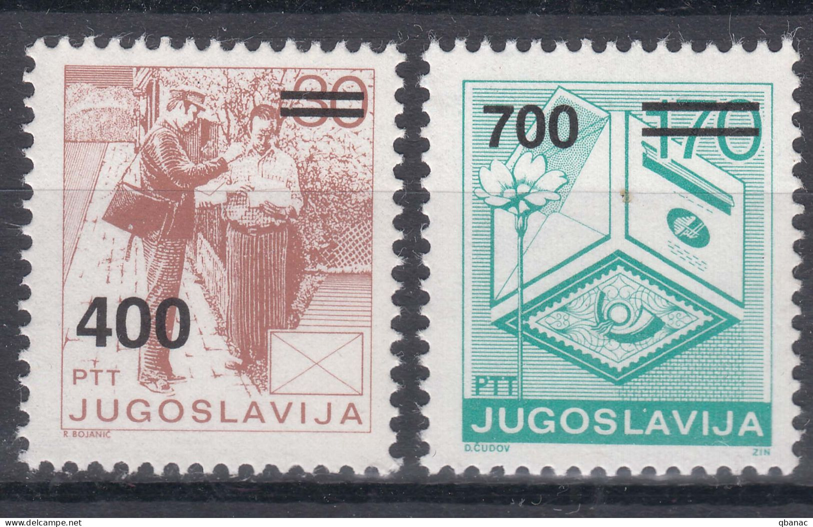 Yugoslavia Republic 1989 Mi#2363-2364 Mint Never Hinged - Unused Stamps