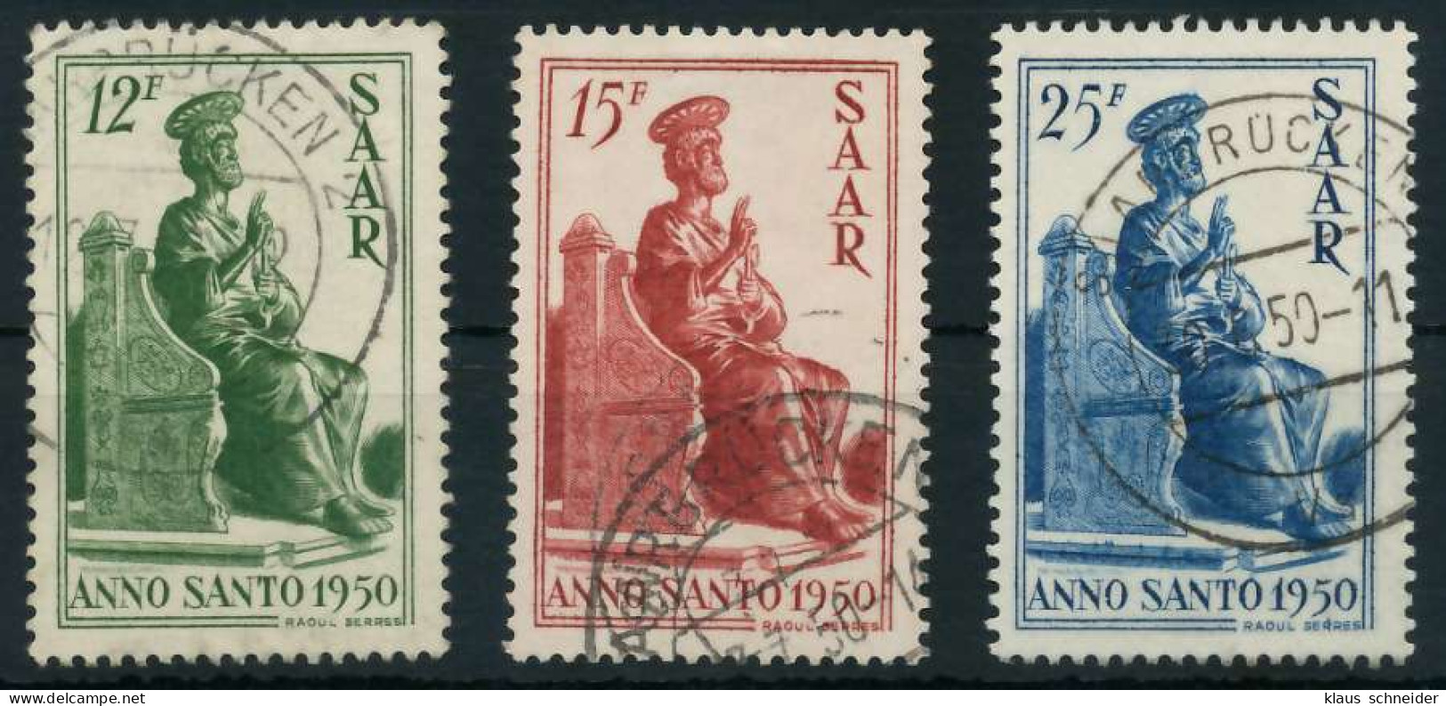 SAARLAND 1950 Nr 293-295 Gestempelt X8845A6 - Used Stamps