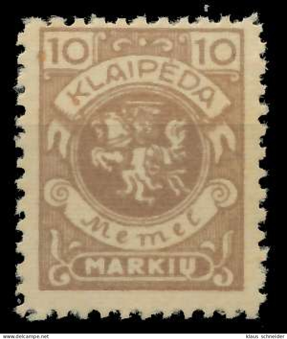 MEMEL 1923 Nr 141 Postfrisch X88787E - Memel (Klaipeda) 1923