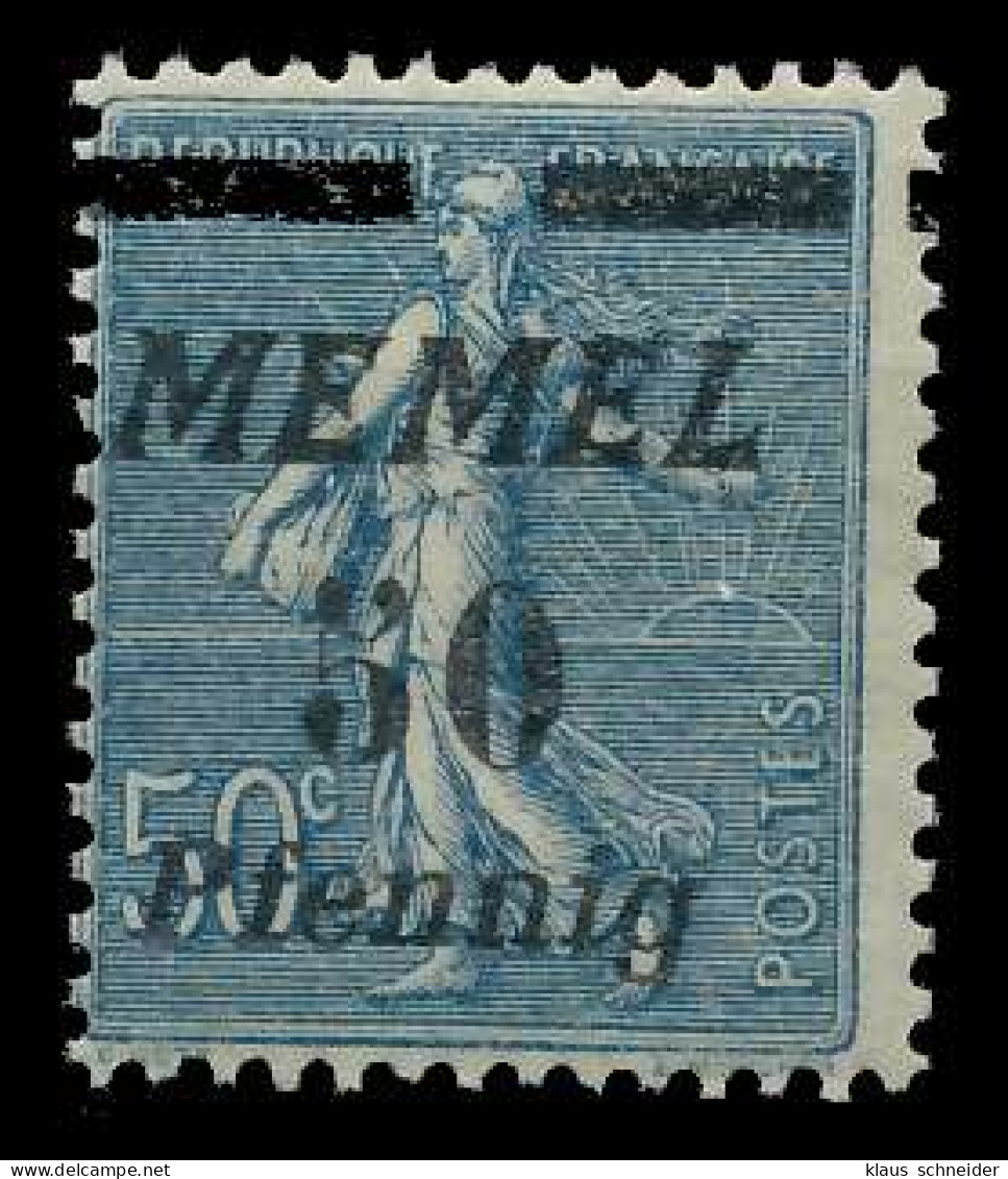 MEMEL 1922 Nr 61b Postfrisch X887B6E - Klaipeda 1923