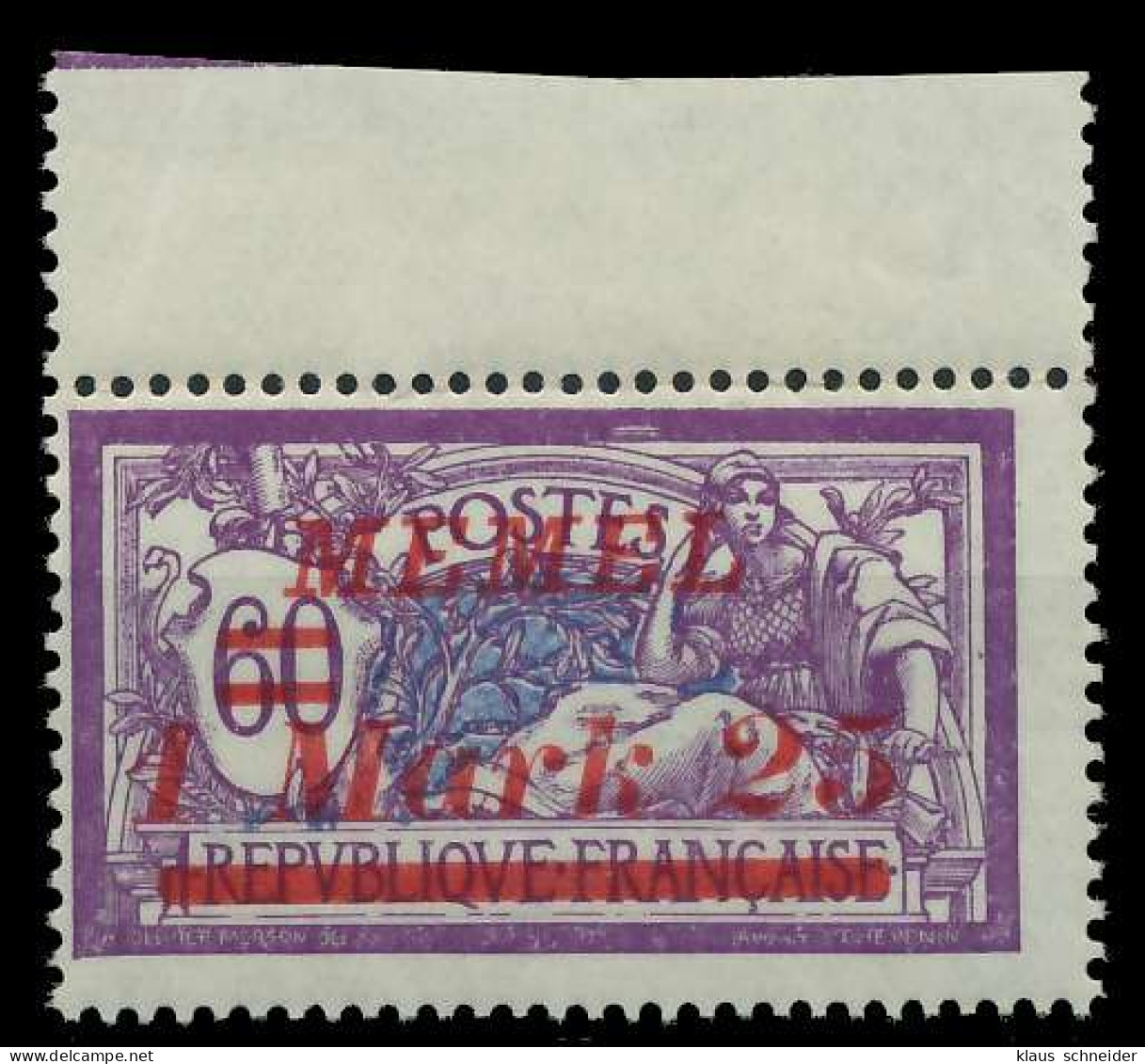 MEMEL 1922 Nr 65 Postfrisch ORA X887C32 - Memel (Klaïpeda) 1923
