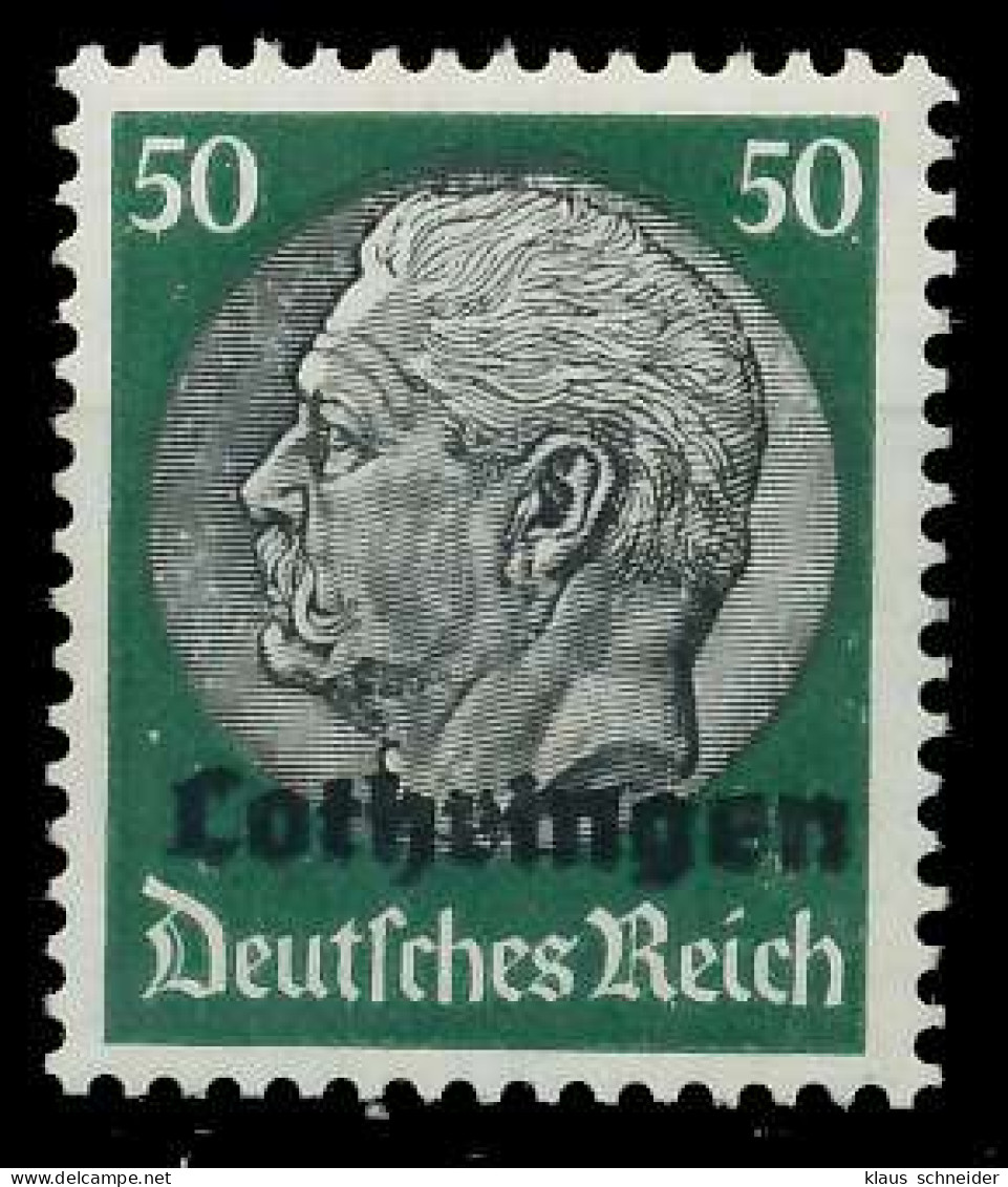 BES. 2WK LOTHRINGEN Nr 13 Postfrisch X88A08E - Occupazione 1938 – 45