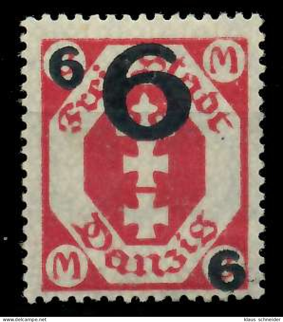 DANZIG 1922 Nr 106b Ungebraucht X88CE6E - Neufs