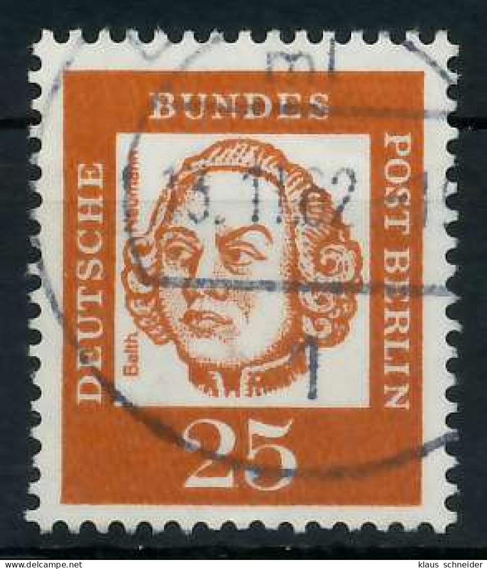 BERLIN DS BED. DEUTSCHE Nr 205 Gestempelt X93674A - Used Stamps