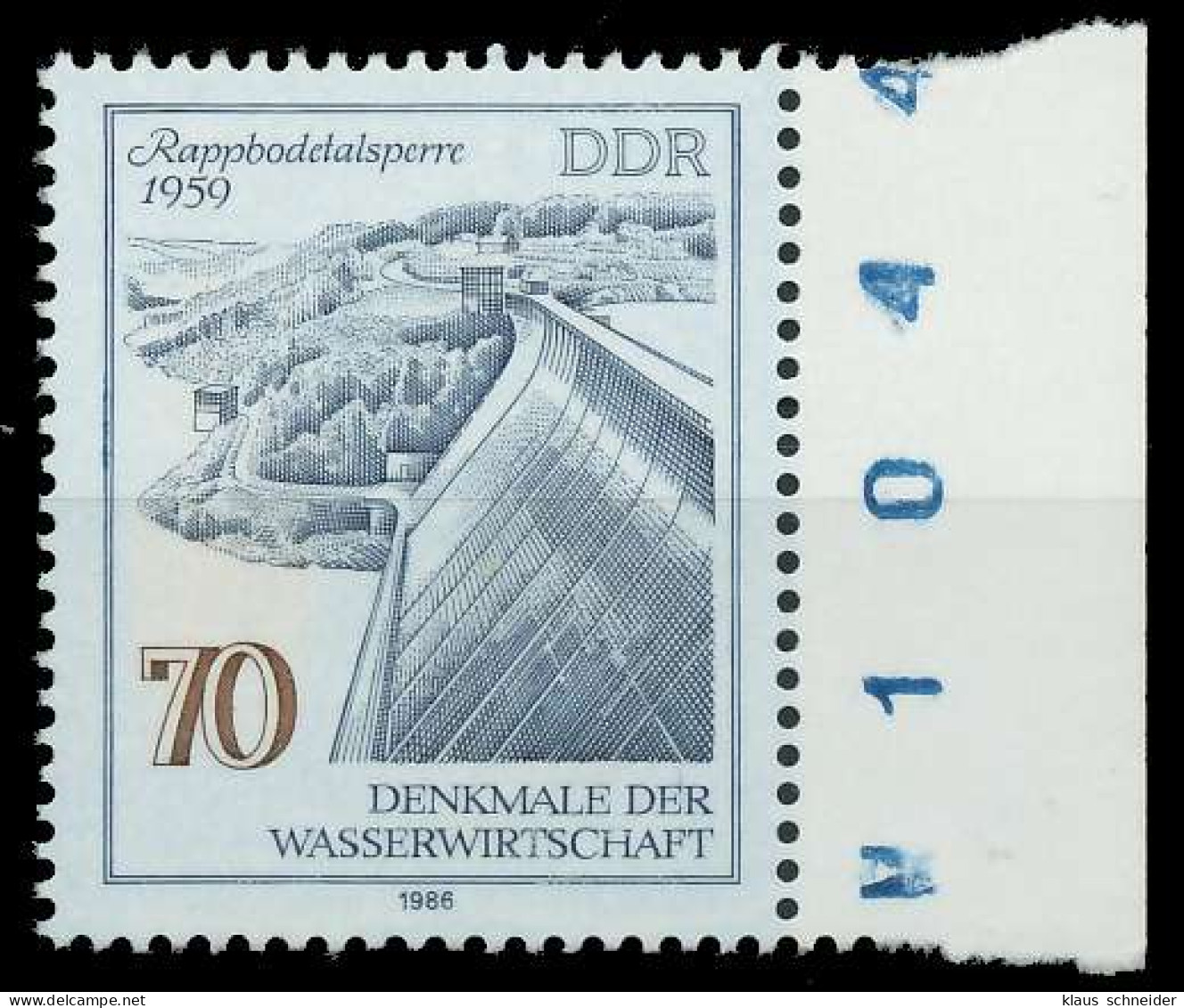 DDR 1986 Nr 2996 Postfrisch SRA X0CC436 - Unused Stamps