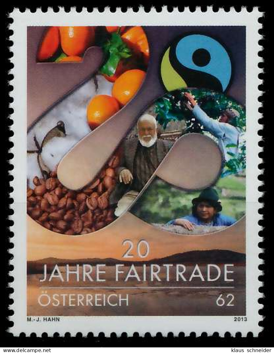 ÖSTERREICH 2013 Nr 3081 Postfrisch SD1474E - Unused Stamps