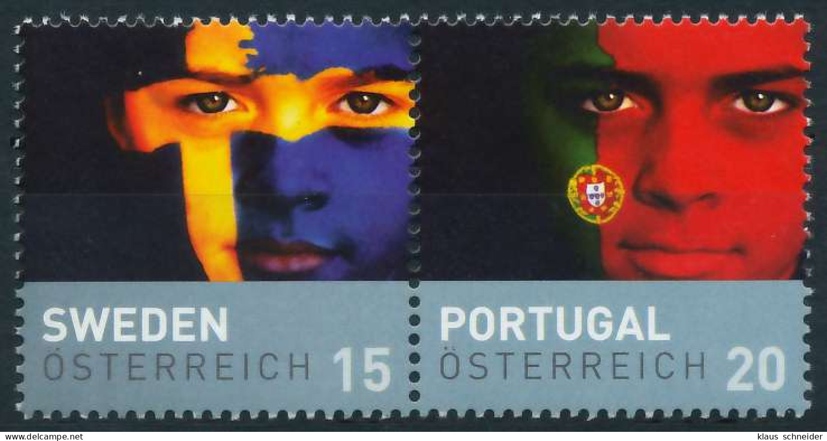 ÖSTERREICH 2008 Nr 2735 42 WZdd Postfrisch WAAGR PAAR X24F5FA - Unused Stamps