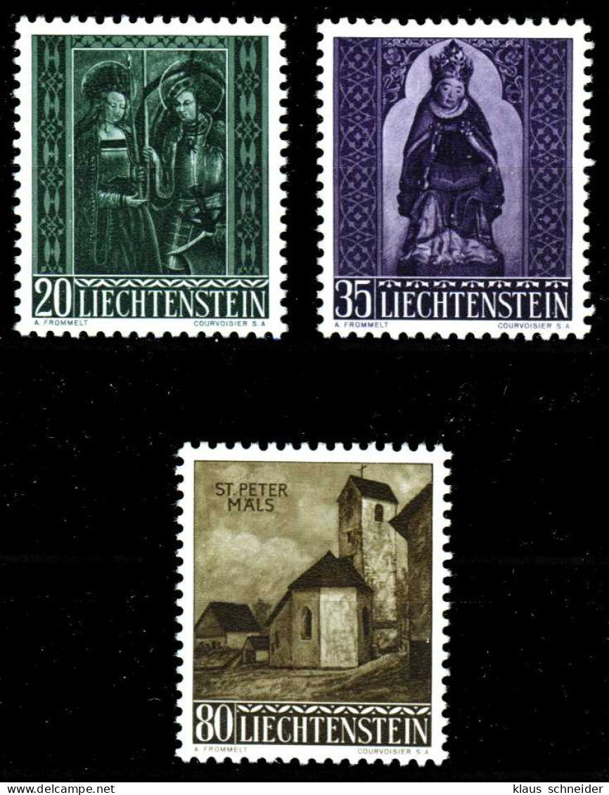 LIECHTENSTEIN 1958 Nr 374-376 Postfrisch S1E23C6 - Unused Stamps
