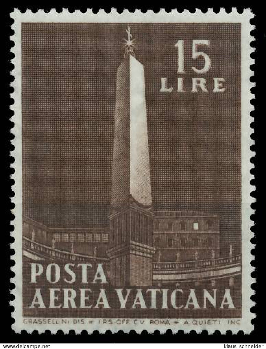 VATIKAN 1959 Nr 319 Postfrisch SF6A032 - Unused Stamps