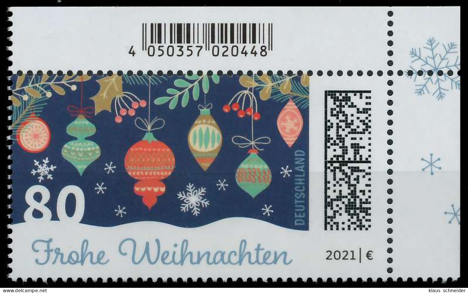 BRD BUND 2021 Nr 3640 Postfrisch ECKE-ORE X525916 - Unused Stamps
