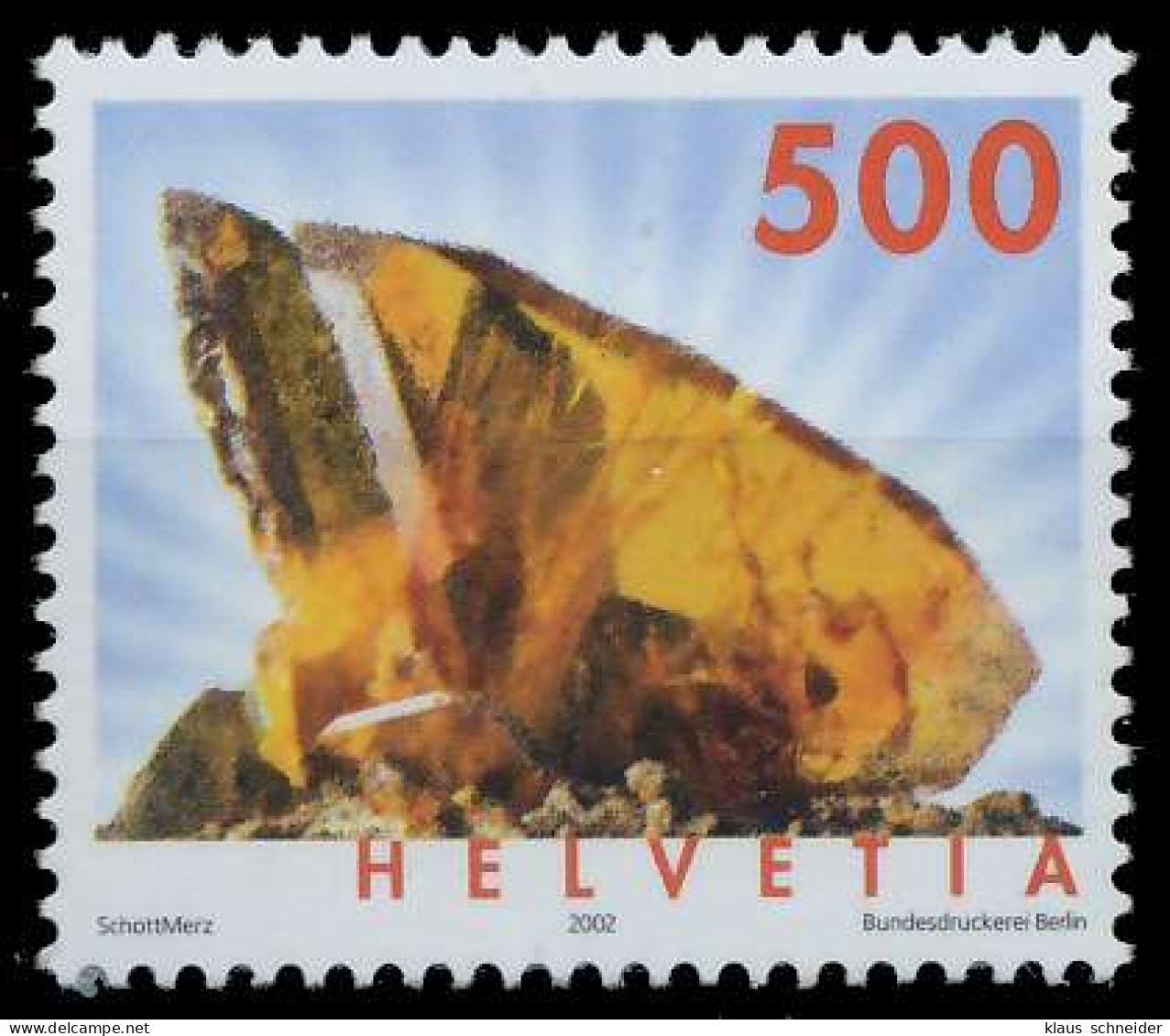 SCHWEIZ 2002 Nr 1809I A Postfrisch X64BF7E - Unused Stamps