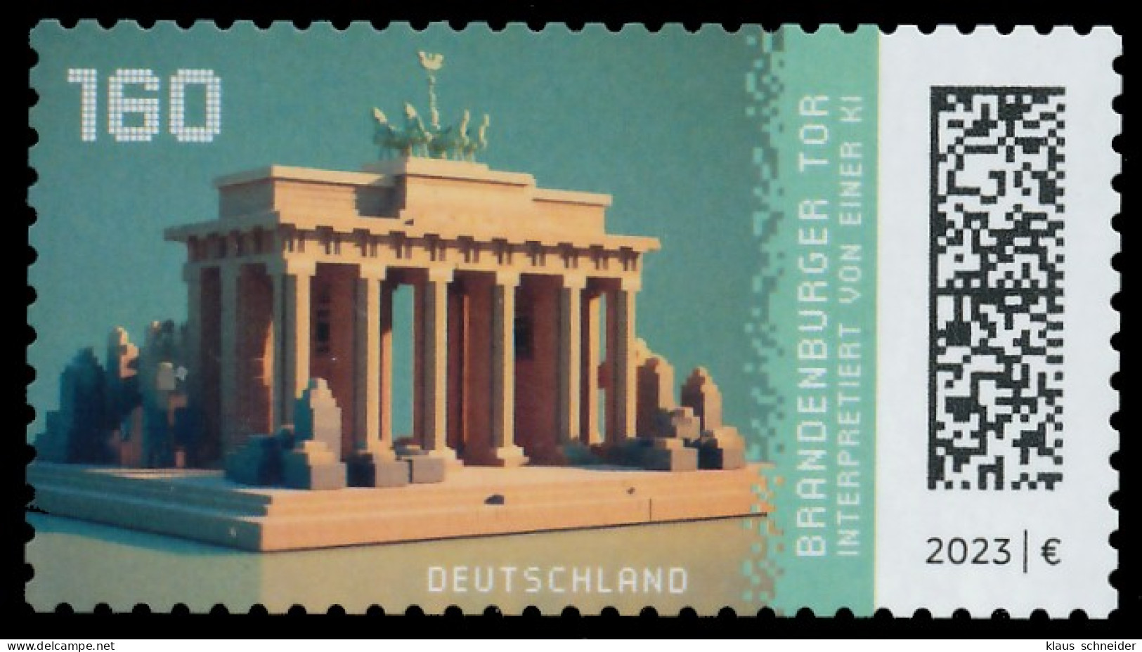 BRD BUND 2023 Nr 3801 Postfrisch S30F05A - Unused Stamps