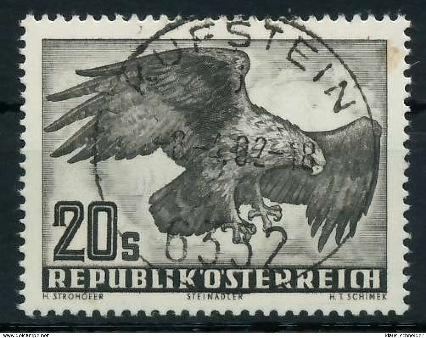 ÖSTERREICH 1952 Nr 968z Zentrisch Gestempelt X75E602 - Used Stamps