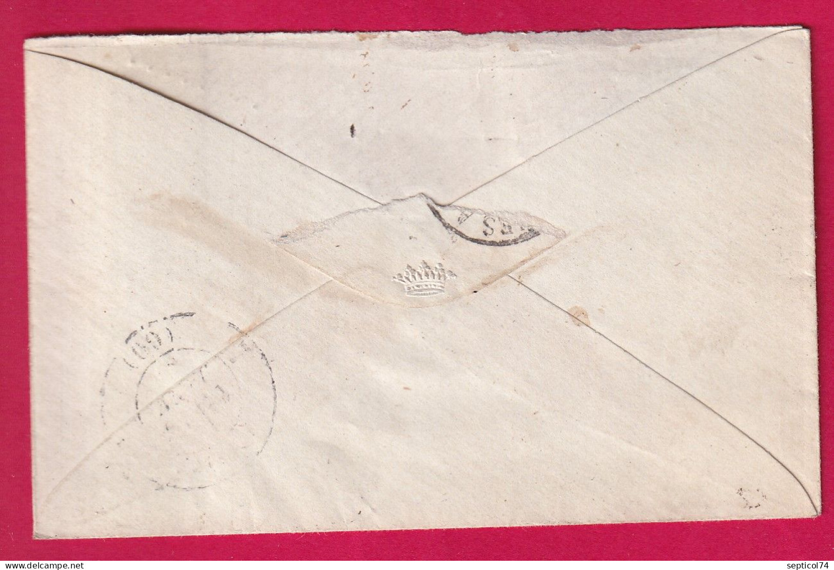 N°22 GC 1683 GOURNAY SUR ARONDE OISE CAD TYPE 22 INDICE 13 POUR PARIS LETTRE - 1849-1876: Période Classique