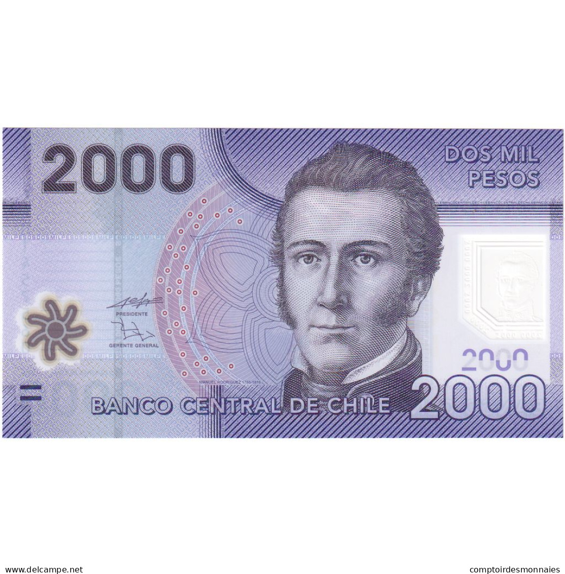 Billet, Chile, 2000 Pesos, 2009, NEUF - Chili