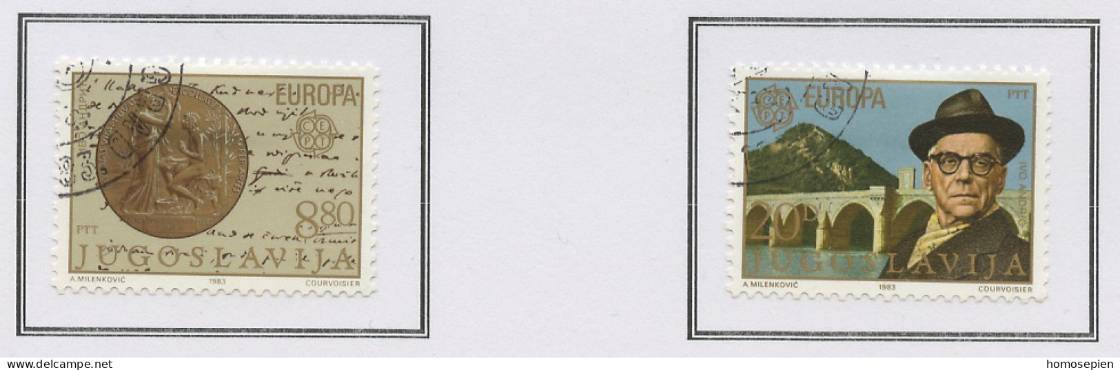 Yougoslavie - Jugoslawien - Yugoslavia 1983 Y&T N°1866 à 1867 - Michel N°1984 à 1985 (o) - EUROPA - Used Stamps