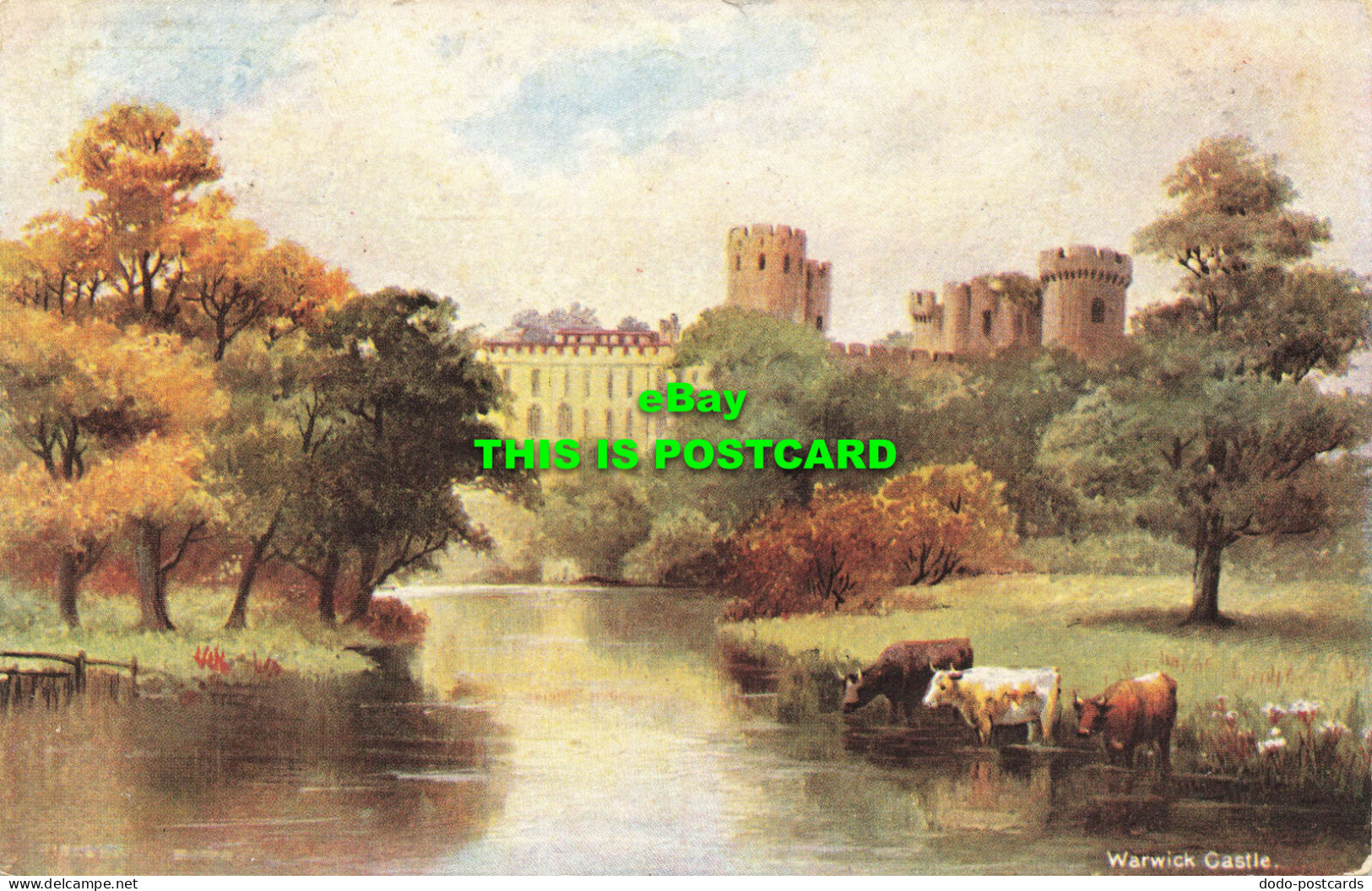 R583170 Warwick Castle. B. B. London. Series No. A. 3. 1910 - Autres & Non Classés