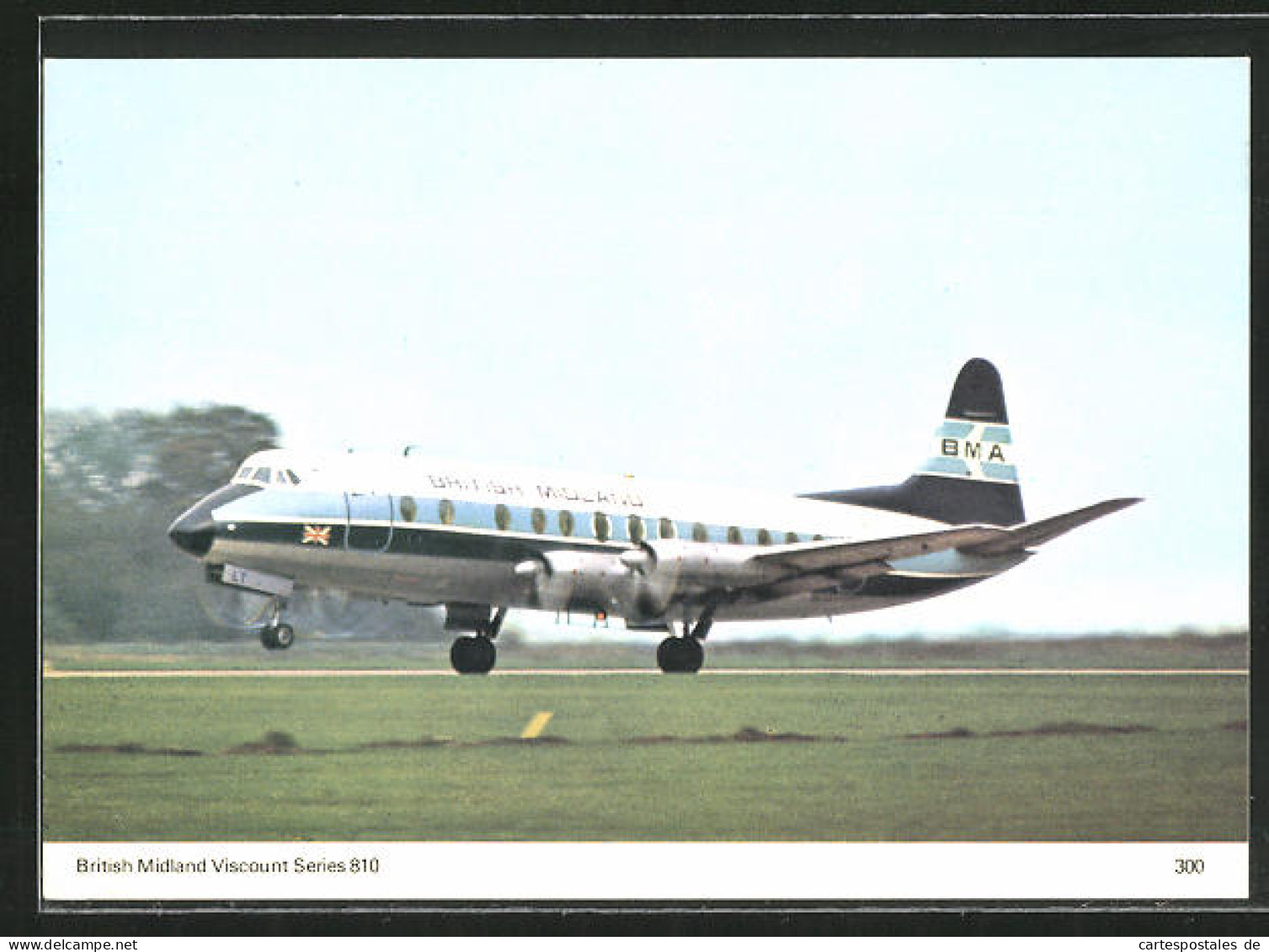 AK Flugzeug, British Midland Viscount Series 810  - 1946-....: Modern Tijdperk