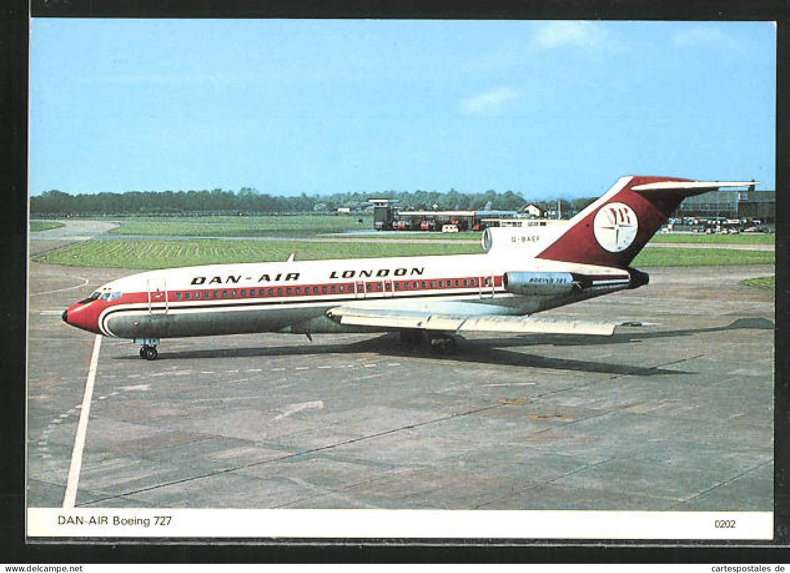 AK Flugzeug, Dan-Air Boeing 727  - 1946-....: Modern Era