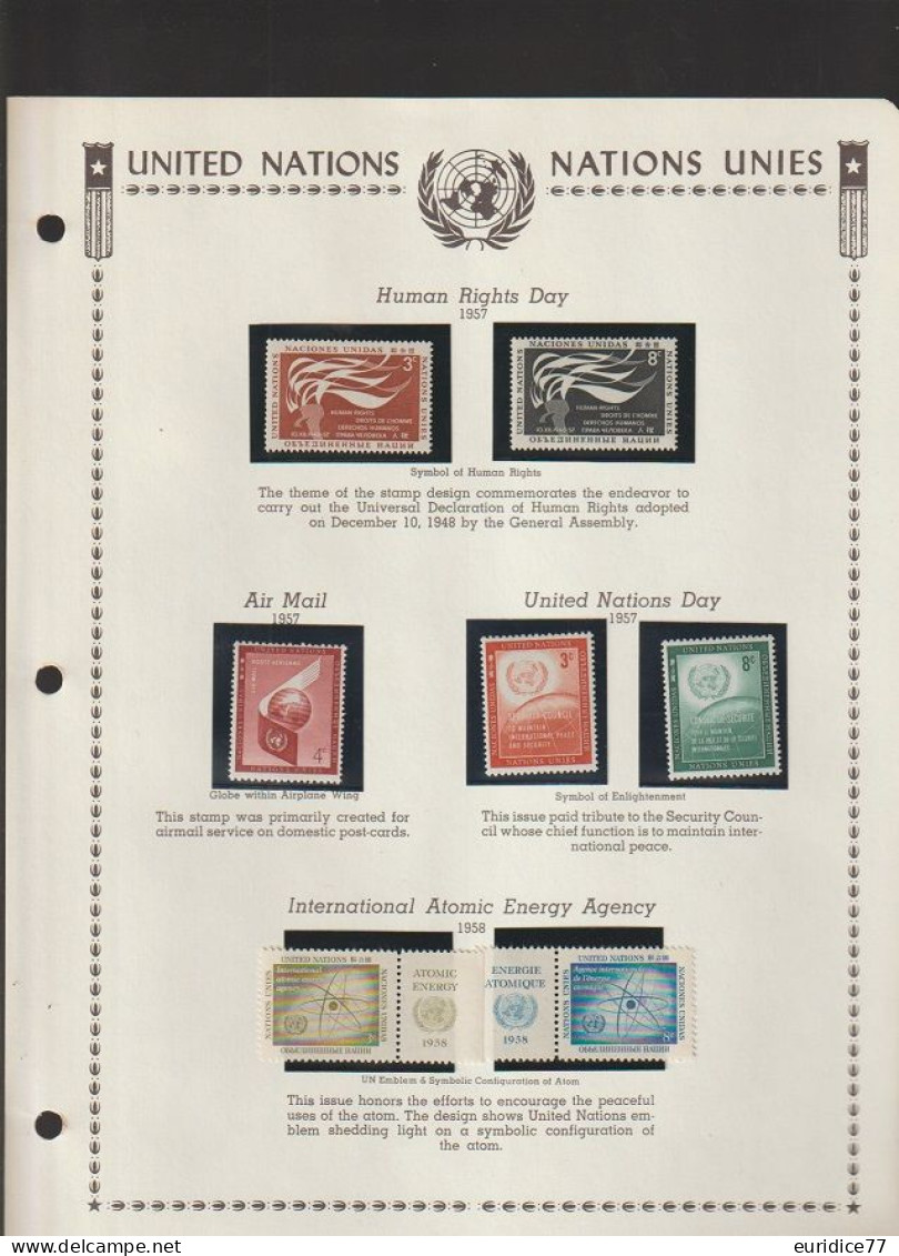 United Nations collection 1951-1983 aprox. Alto valor en catalogo