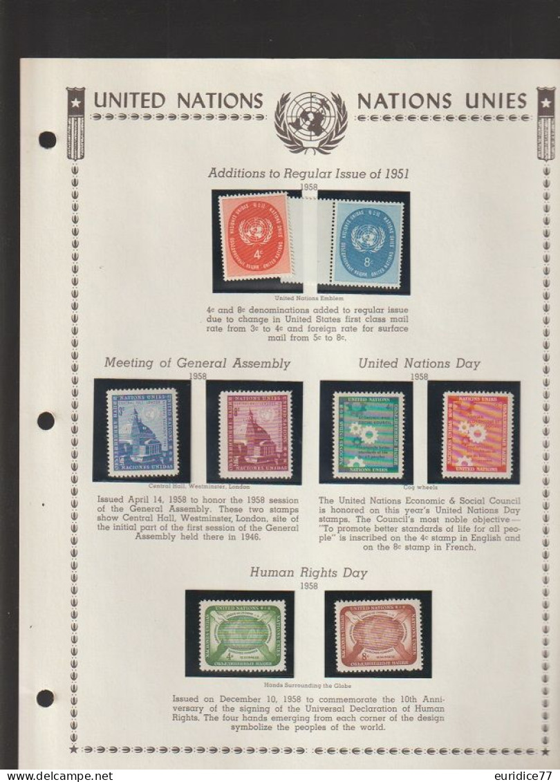 United Nations collection 1951-1983 aprox. Alto valor en catalogo