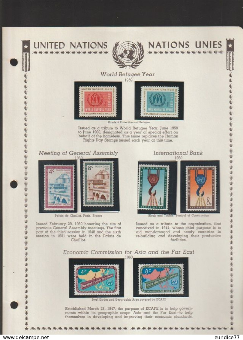 United Nations collection 1951-1983 aprox. Alto valor en catalogo